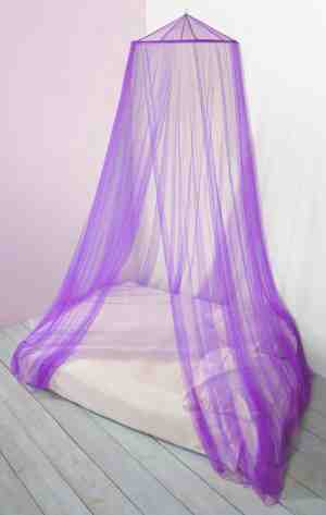 Foto: Deconet bangla klamboe polyester 1 2pers paars