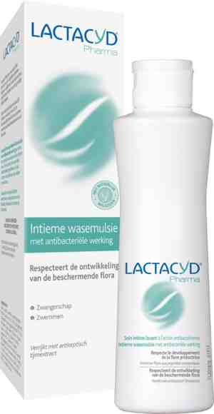 Foto: Lactacyd pharma met antibacterile werking   intieme wasemulsie   250 ml