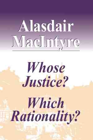 Foto: Whose justice  which rationality 