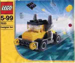 Foto: Lego gele vrachtwagen polybag 7223