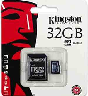 Foto: Kingston micro sd kaart 32 gb class4