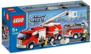 Foto: Lego city brandweerwagen   7239
