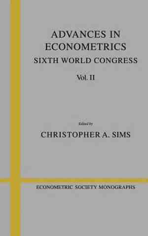 Foto: Econometric society monographsseries number 24 advances in econometrics volume 2