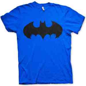 Foto: Dc comics batman heren tshirt xl inked logo blauw