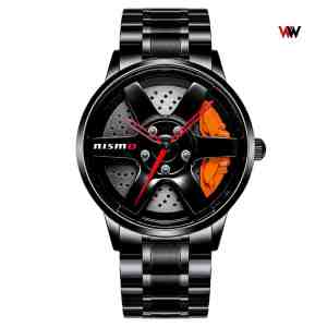 Foto: Wielwatch nismo draaibaar jdm horloges met stalen band horloge auto