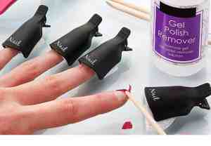 Foto: Nagellakremover clips   nagellak verwijderen   gellak verwijderen   nagellak remover klem   10stuks   herbruikbaar