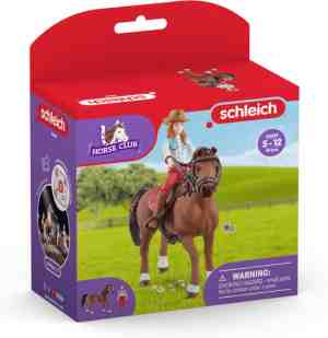Foto: Schleich horse club speelfigurenset hannah en cayenne kinderspeelgoed voor jongens meisjes 5 tot 12 jaar 42539