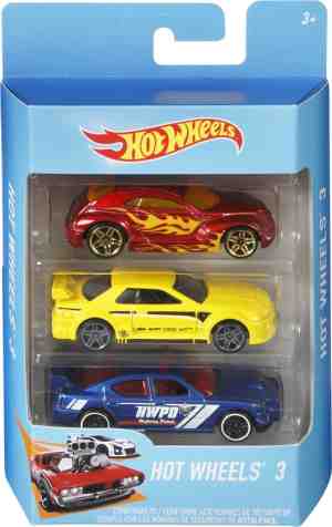 Foto: Hot wheels cadeauset met 3 autos   speelgoedvoertuig