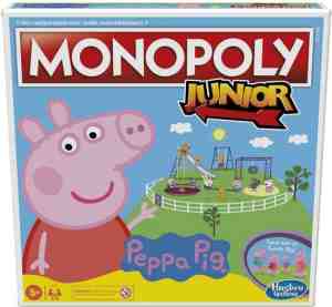 Foto: Monopoly junior peppa pig   bordspel