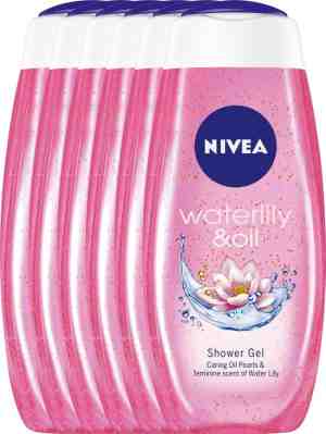 Foto: Nivea douche waterlily oil   400 ml   voordeelpakket 51 gratis