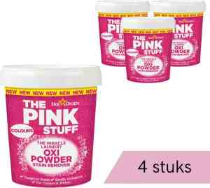 Foto: The pink stuff vlekverwijderaar voor gekleurde en witte was 4 x 1 2 kg voordeelverpakking