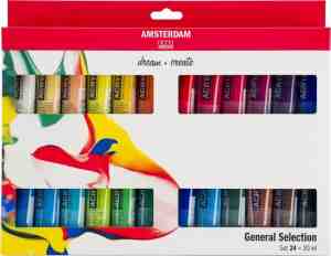 Foto: Amsterdam standard series acrylverf algemene selectie set 24 20 ml