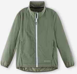 Foto: Reima   softshell jas voor kinderen   mantereet   greyish green   maat 134cm