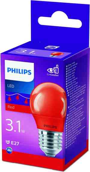 Foto: Philips   led lamp   e27   31w   rood