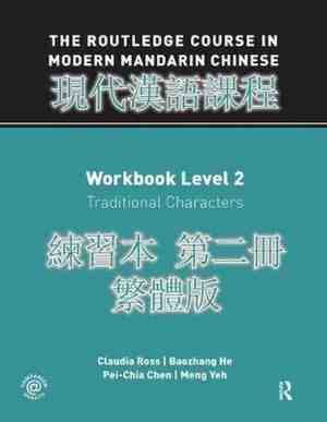 Foto: Routledge course in modern mandarin chinese workbook 2 traditional 
