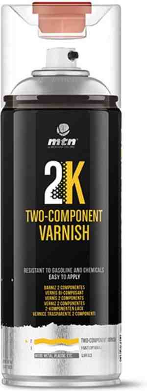 Foto: Mtn pro 2k varnish 400ml glossy twee componenten lak spuitbus