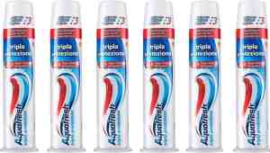 Foto: Aquafresh triple protection   6 x 100 ml   tandpasta   voordeelverpakking