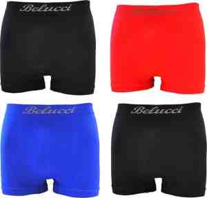 Foto: Belucci heren boxershorts microfiber 4pack maat xlxxl