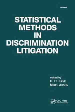 Foto: Statistics  a series of textbooks and monographs  statistical methods in discrimination litigation