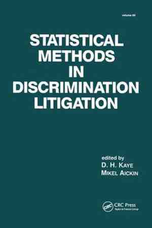 Foto: Statistics a series of textbooks and monographs statistical methods in discrimination litigation
