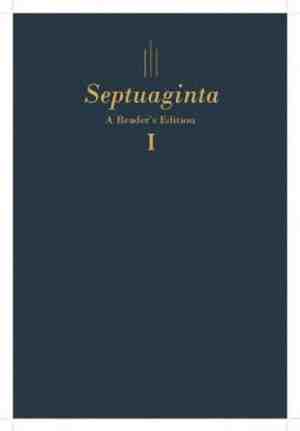 Foto: Septuaginta  a readers edition hardcover