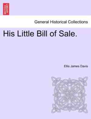 Foto: His little bill of sale 