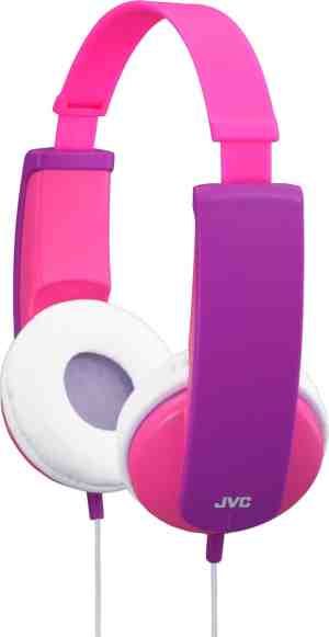 Foto: Jvc ha kd5 on ear kids koptelefoon roze paars