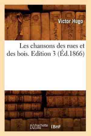 Foto: Litterature  les chansons des rues et des bois  edition 3 d 1866