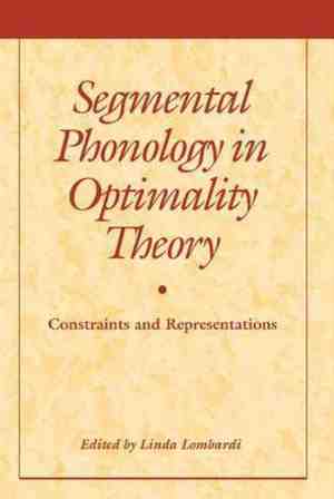 Foto: Segmental phonology in optimality theory