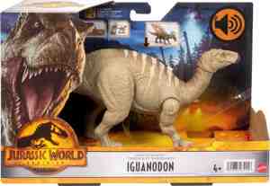 Foto: Jurassic world dominion roar strikers   iguanadon   actiefiguur   dinosaurus speelgoed