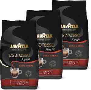 Foto: Lavazza espresso barista gran crema koffiebonen 1kg x3
