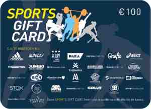 Foto: Sports gift card   cadeaukaart 100 euro