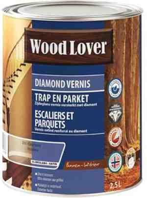 Foto: Wood lover diamond vernis 2 5 liter kleurloos
