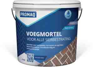 Foto: Voegmortel promaq kant klaar neutraal zand beige 15 kg 