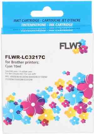 Foto: Flwr inktcartridge lc 3217 c cyaan geschikt voor brother