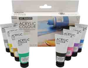 Foto: Art ranger acrylverfset   acrylverf 8 tubes x 22 ml   metallic kleuren
