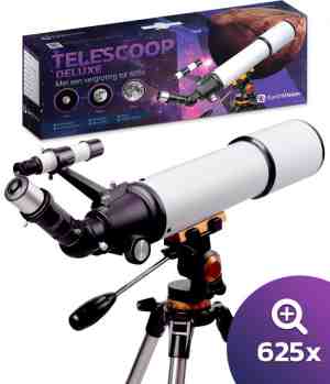 Foto: Earthvision telescoop deluxe   professionele sterrenkijker   625x vergroting   astronomie   nachtkijker   sterrenkunde   waterproof   wit