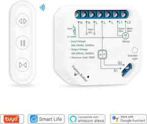 Foto: Slimme rolluik module met afstandsbediening inbouw afstandsbediening smart life   tuya smarthomeswitch
