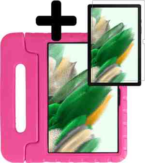 Foto: Samsung galaxy tab a8 hoes kinder hoes kids case hoesje 10 5 inch met screenprotector roze