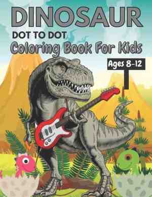Foto: Dinosaur dot to dot book for kids ages 8 12 fun connect the dots dinosaur coloring book for kids great gift for boys girls