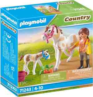Foto: Playmobil country paard met veulen 71243