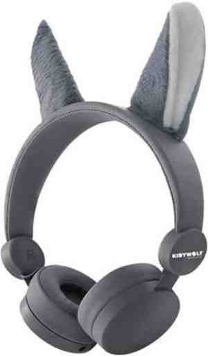 Foto: Kidywolf hoofdtelefoon voor kinderen grijs