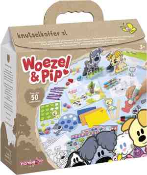 Foto: Woezel pip xl knutselkoffer met knutselbenodigheden creatief speelgoed voor jongens en meisjes   bambolino toys   knutselbox   knutselpakket
