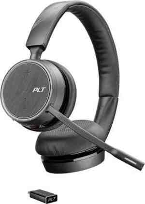 Foto: Poly 4220 uc headset draadloos hoofdband kantoor callcenter bluetooth zwart
