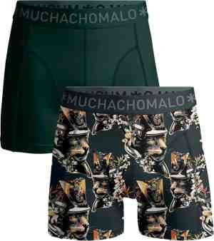 Foto: Muchachomalo boys 2 pack boxershorts zachte waistband elastisch katoen maat 158 164