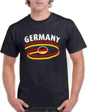 Foto: Zwart heren t shirt duitsland 2xl