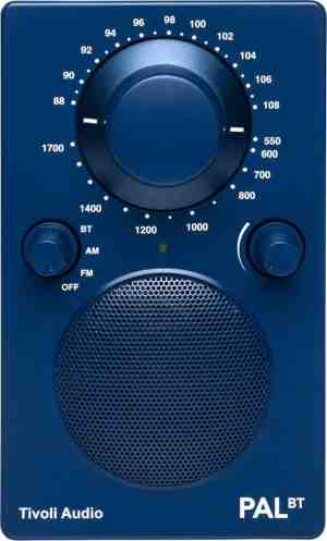 Foto: Tivoli audio pal bt draagbare radio met fm am en bluetooth blauw