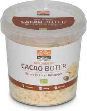 Foto: Mattisson   biologische cacao boter   vegan cacaoboter   300 gram