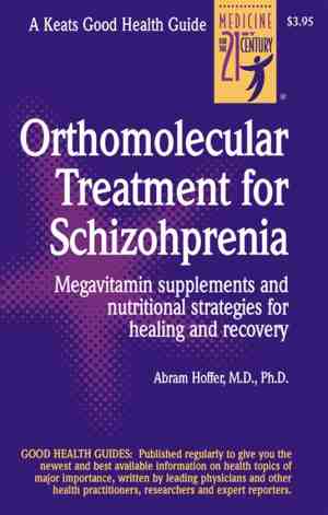 Foto: Orthomolecular treatment for schizophrenia