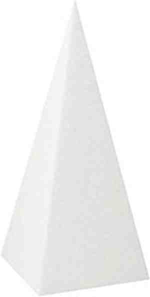 Foto: Hobbydecoratiemateriaal piepschuim styrofoam pyramid 50cm